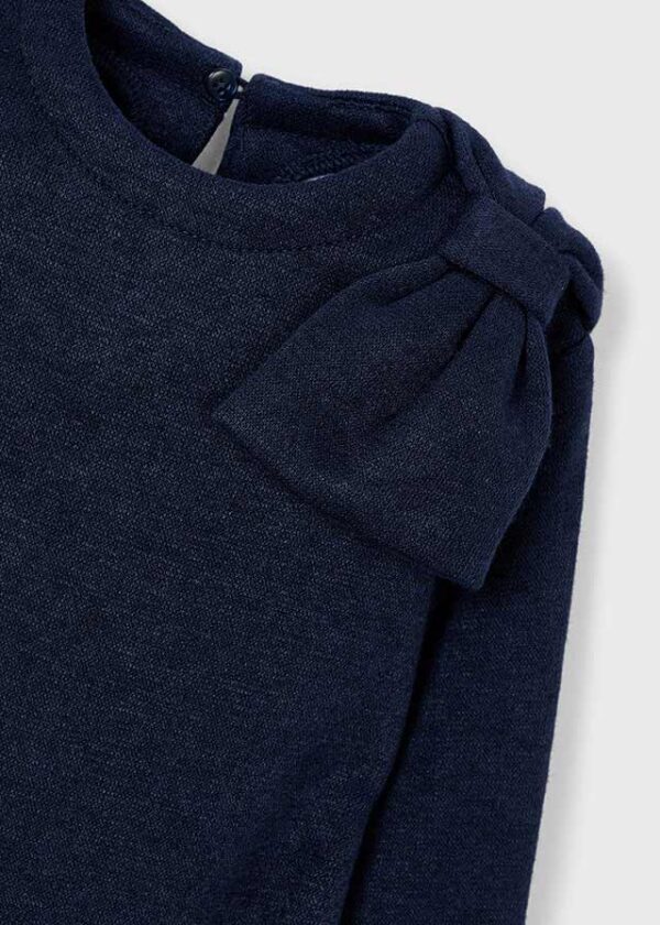 Mayoral Navy Knit Dress 4991 - Image 2