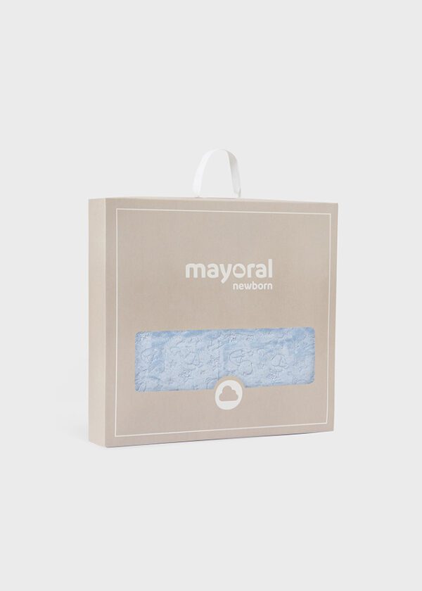 Mayoral Baby Blue Blanket Gift Set 9957 - Image 5