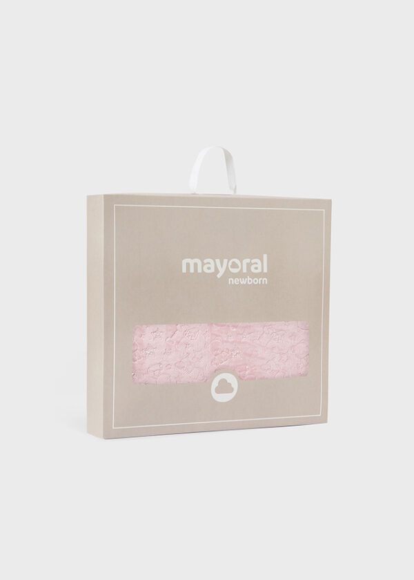 Mayoral Baby Pink Blanket Gift Set 9957 - Image 4