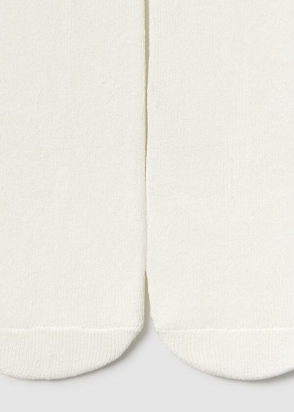 Mayoral Toddler Cream Tights 10004 - Image 2