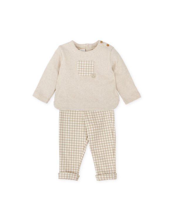 Tutto Piccolo Beige 2 Piece Set 1702