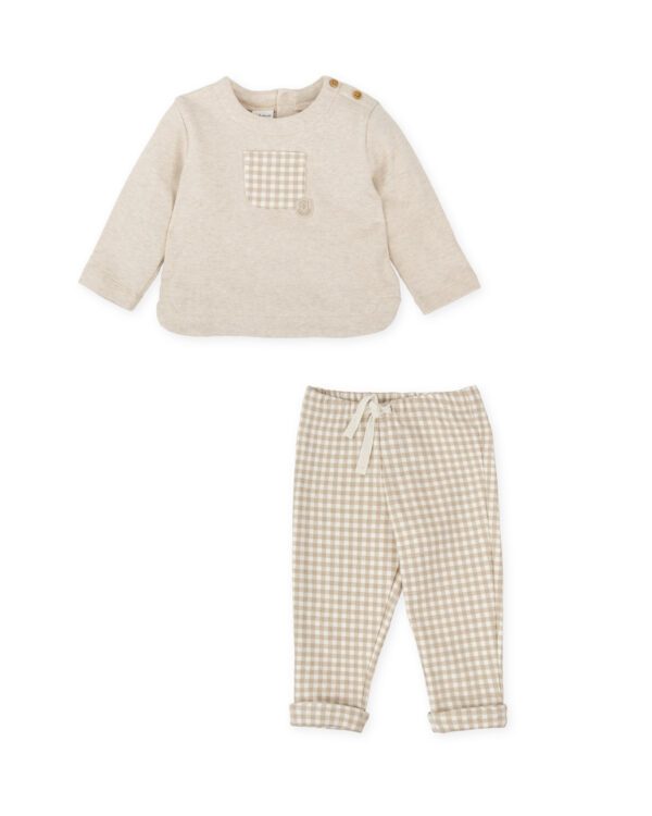 Tutto Piccolo Beige 2 Piece Set 1702 - Image 2