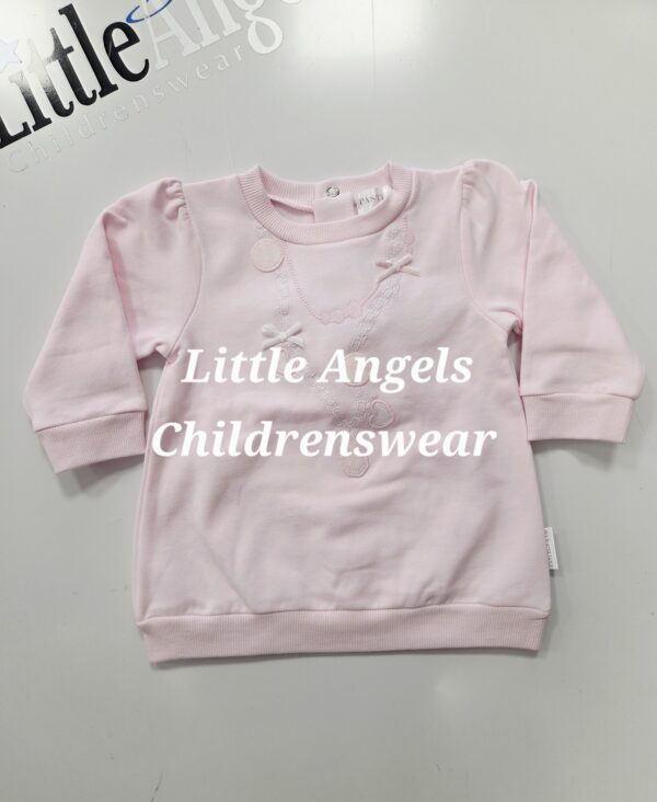 Pastels & Co Belusky Pink Sweatshirt Dress 311C - Image 2