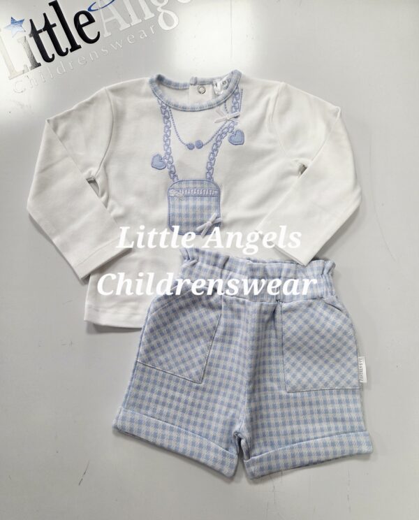 Pastels & Co Afador Blue Shorts Set 311A