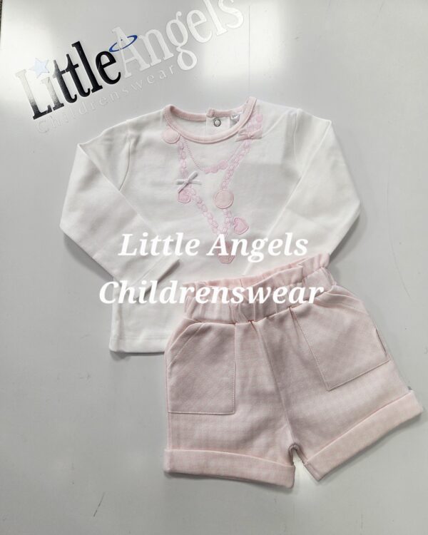 Pastels & Co Afador Pink Shorts Set 311A