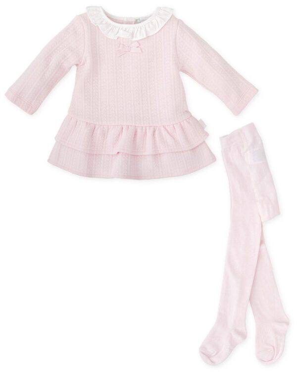 Tutto Piccolo Pink Dress & Tights 2290 - Image 3