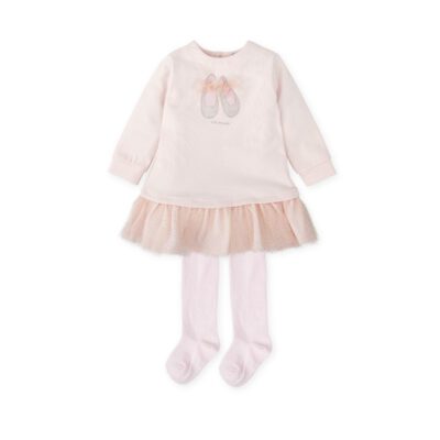 Tutto Piccolo Pink Dress & Tights 2291