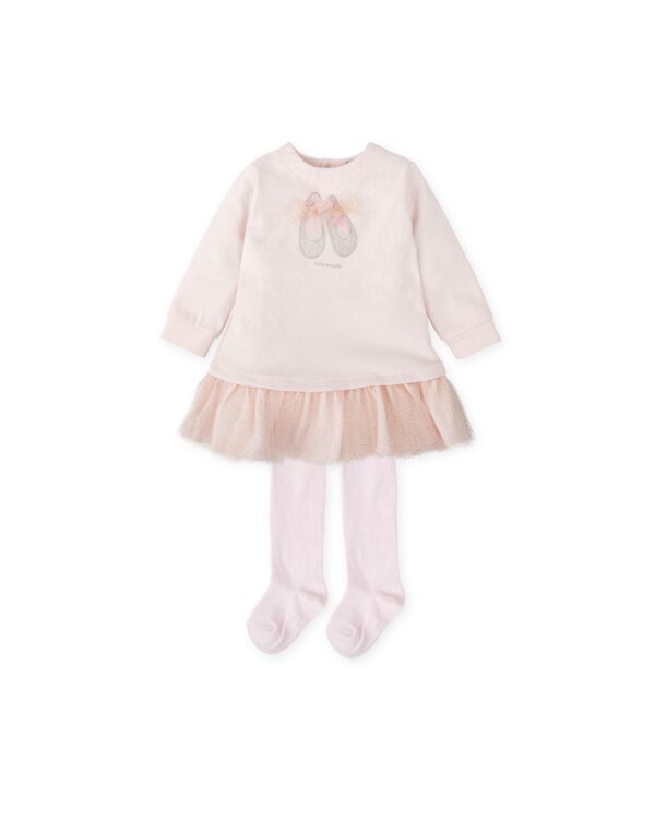 Tutto Piccolo Pink Dress & Tights 2291