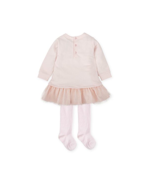 Tutto Piccolo Pink Dress & Tights 2291 - Image 2