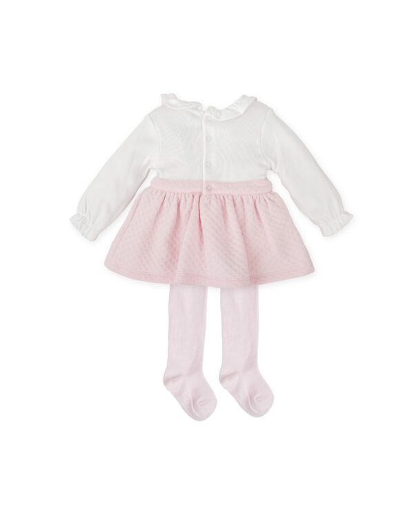 Tutto Piccolo Pink Dress & Tights 2292 - Image 2