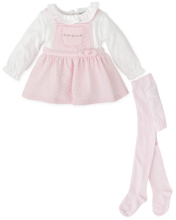 Tutto Piccolo Pink Dress & Tights 2292 - Image 3
