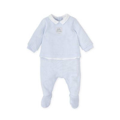 Tutto Piccolo Blue Romper 2408