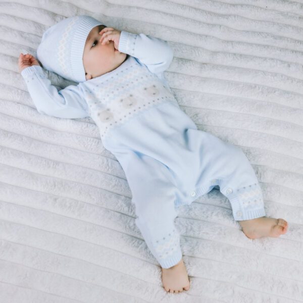 Emile et Rose Kristian Blue Bear Set with Hat 2622 - Image 2