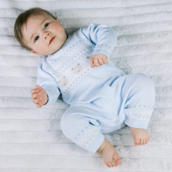 Emile et Rose Kristian Blue Bear Set with Hat 2622 - Image 3