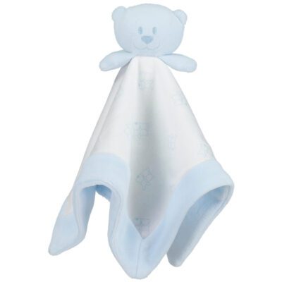Emile et Rose Blue Velour Teddy Comforter 4751