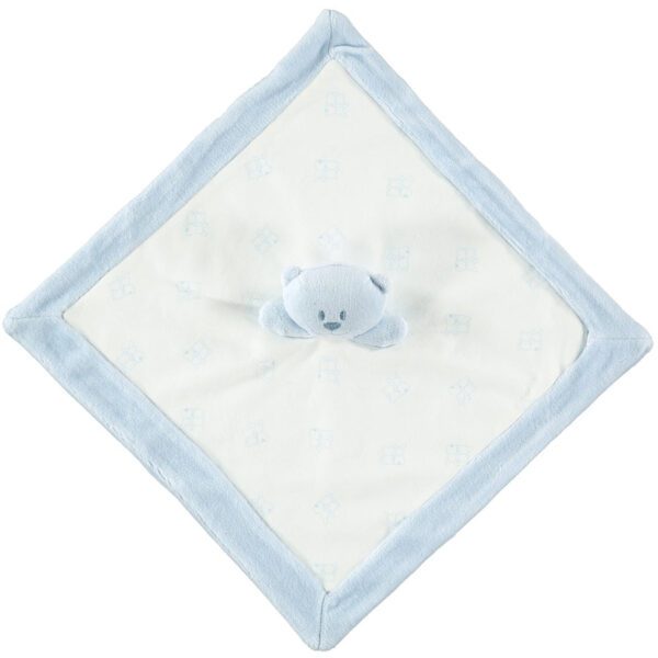 Emile et Rose Blue Velour Teddy Comforter 4751 - Image 2