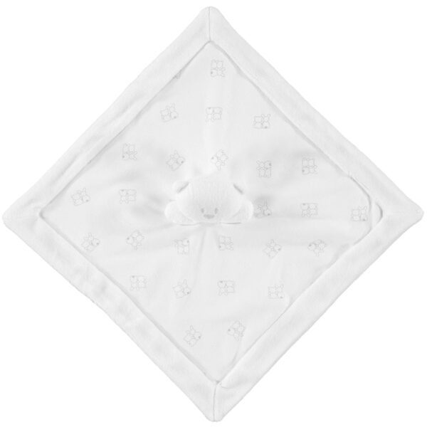 Emile et Rose White Velour Teddy Comforter 4751 - Image 2