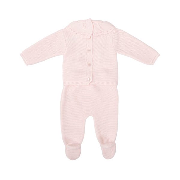 Babidu Pink 2 Piece Set with Bonnet 51809 - Image 3
