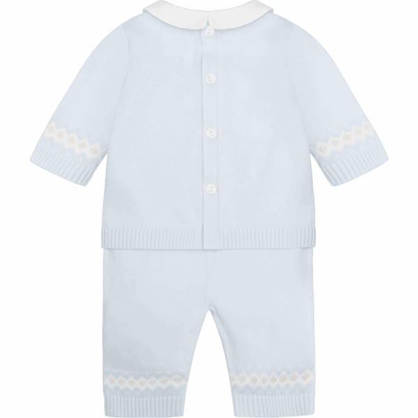 Emile et Rose Kipling Blue Knit 3 Piece Set - Image 3