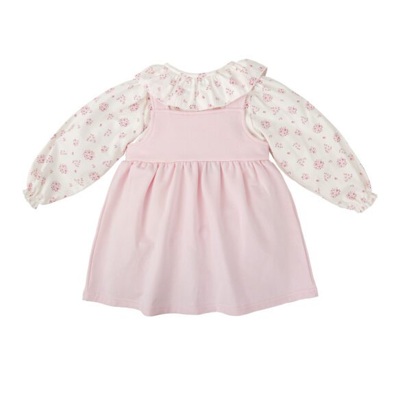 Babidu Pink Pinafore Set 90614 - Image 2