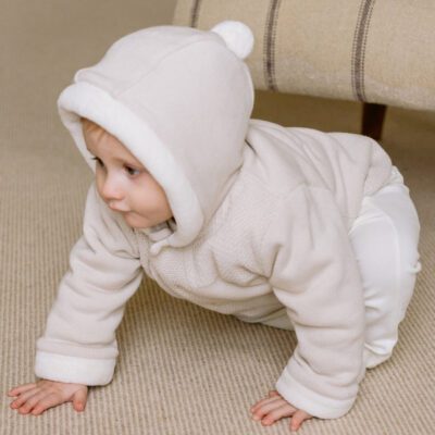 Emile et Rose Holland Beige Knit Jacket 9332