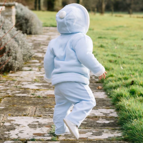 Emile et Rose Kai Blue Knit Jacket 9336 - Image 2