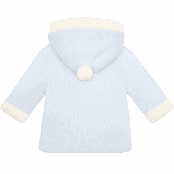 Emile et Rose Kai Blue Knit Jacket 9336 - Image 4