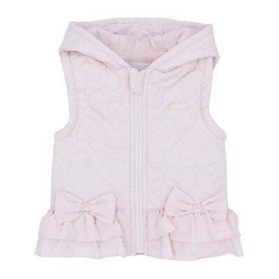 Amore Pink Quilted Gilet 0009