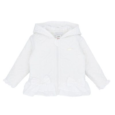 Amore White Quilted Jacket 0010