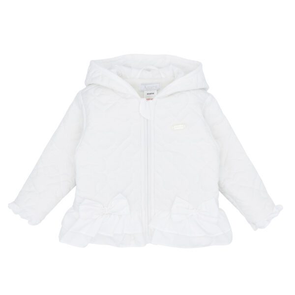 Amore White Quilted Jacket 0010