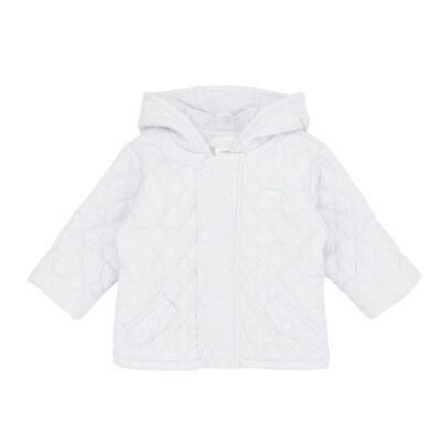 Amore White Quilted Jacket 0013