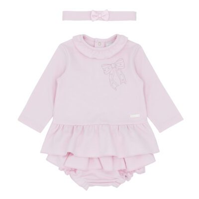 Amore Little Bow Jam Pants Set with Headband 0019