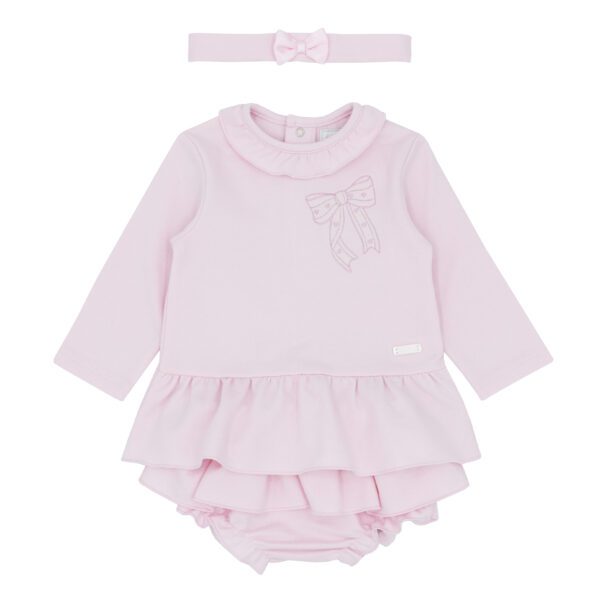 Amore Little Bow Jam Pants Set with Headband 0019