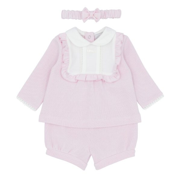 Amore Pink Jam Pants Set & Headband 0039