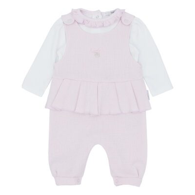 Blues Baby Andenne Pink Dungaree Set 2203