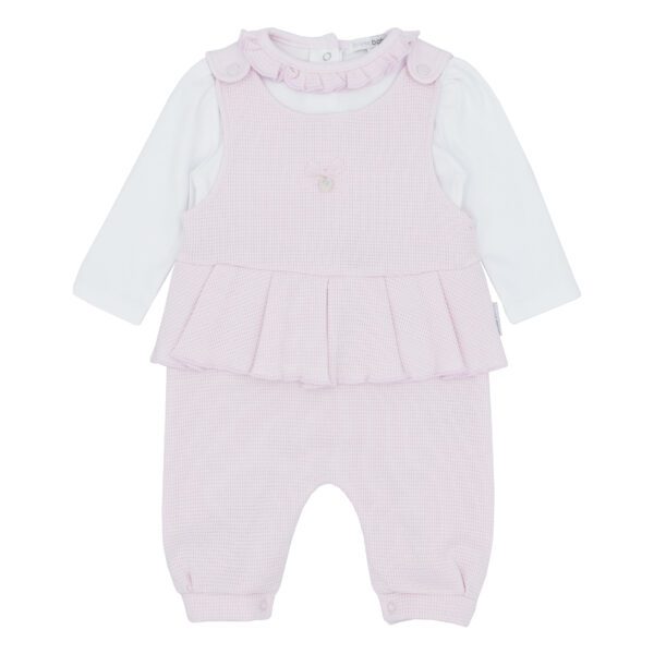 Blues Baby Andenne Pink Dungaree Set 2203