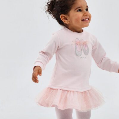 Tutto Piccolo Pink Dress & Tights 2291