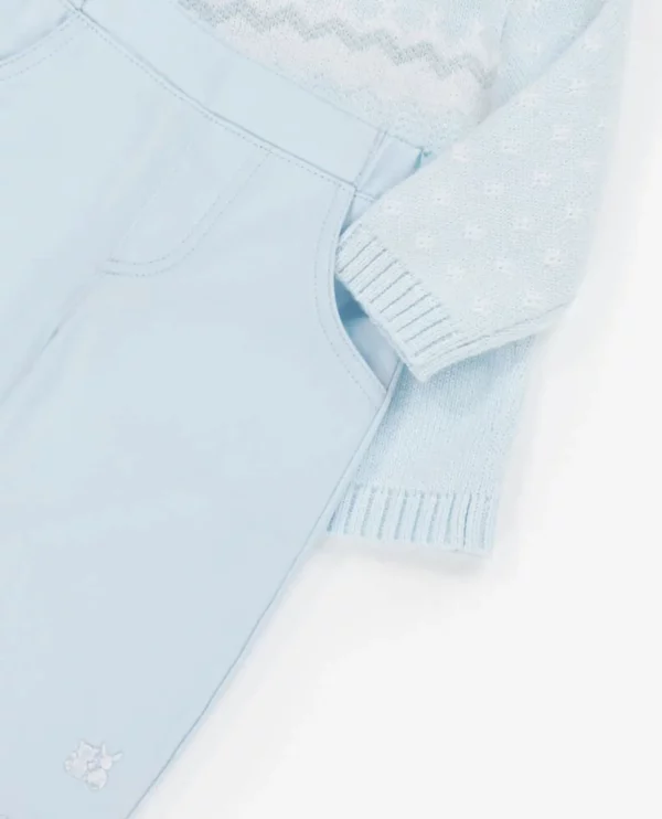 Emile et Rose Kirk Blue 2 Piece Set 6514 - Image 3