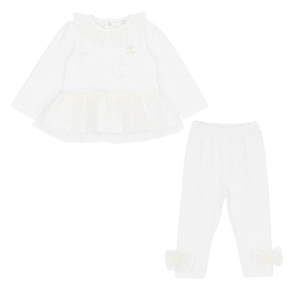 Pastels & Co Maria Ivory Tulle Legging Set 312M