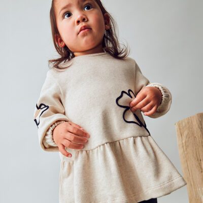 Mayoral Toddler Beige Dress 2917