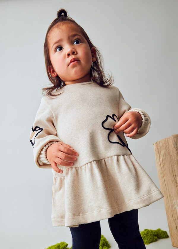 Mayoral Toddler Beige Dress 2917