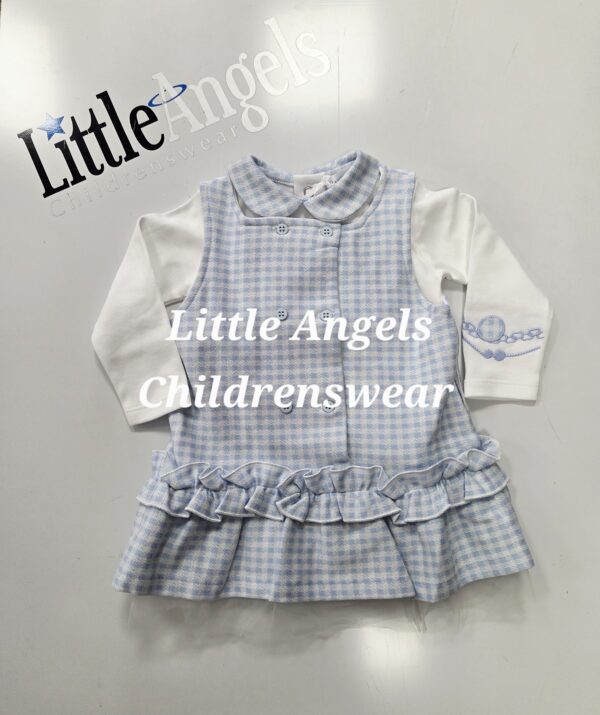 Pastels & Co Cecila Blue Pinafore Set 311F