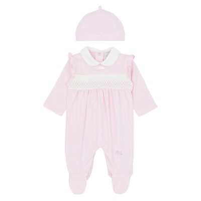 Amore Pink Smocked All in One 0026