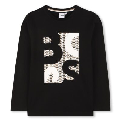 Boss Long Sleeve Black T-Shirt J52362