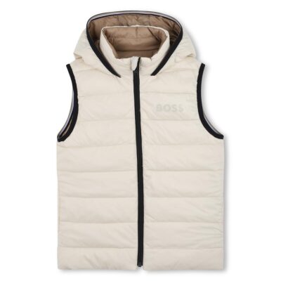 Boss Beige Reversible Bodywarmer J52395