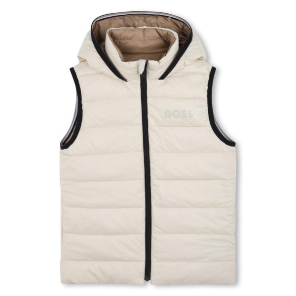 Boss Beige Reversible Bodywarmer J52395