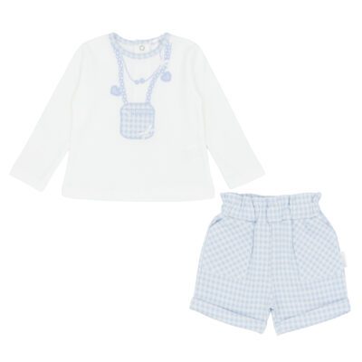 Pastels & Co Afador Blue Shorts Set 311A