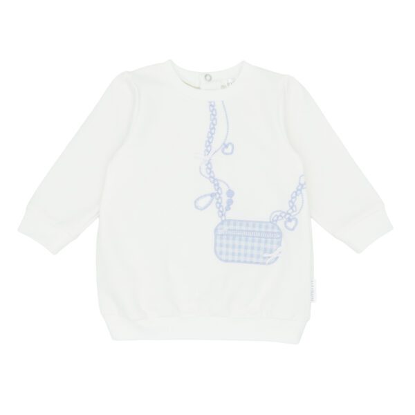 Pastels & Co Belusky Blue Sweatshirt Dress 311C