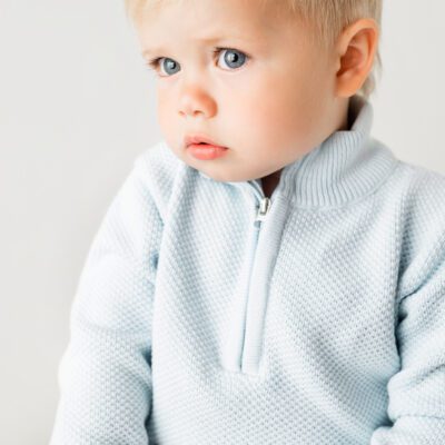 Pastels & Co Ellis Half Zip Knit 313J