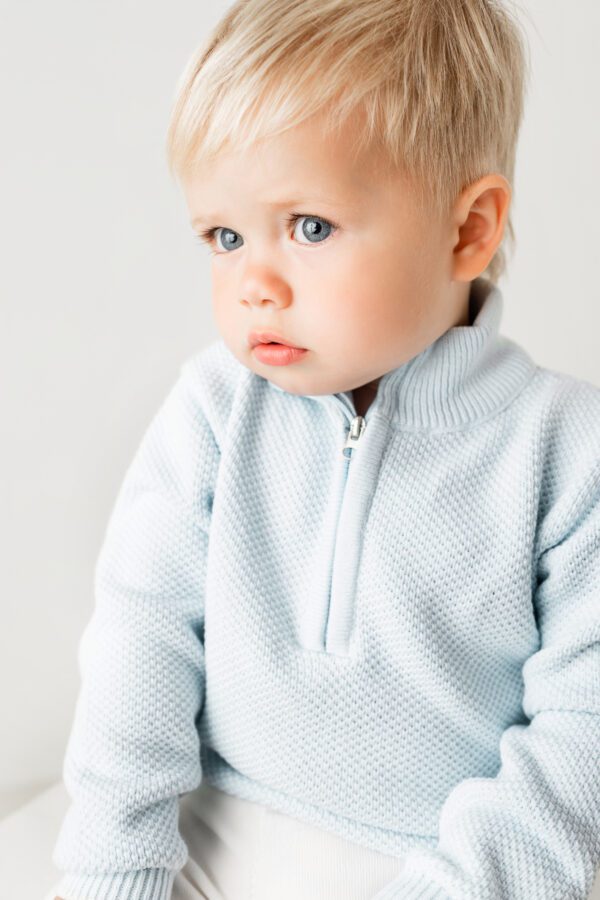 Pastels & Co Ellis Half Zip Knit 313J